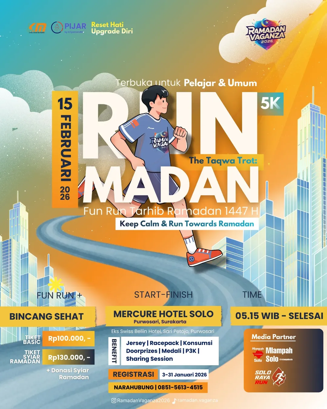 RunMadan – Fun Run Tarhib Ramadan 1447 H
