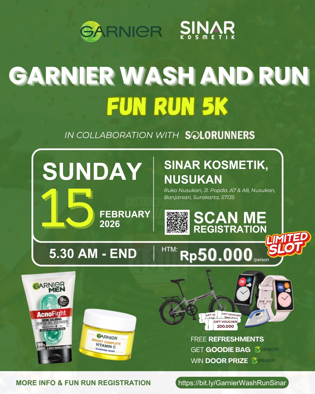 Garnier Wash and Run