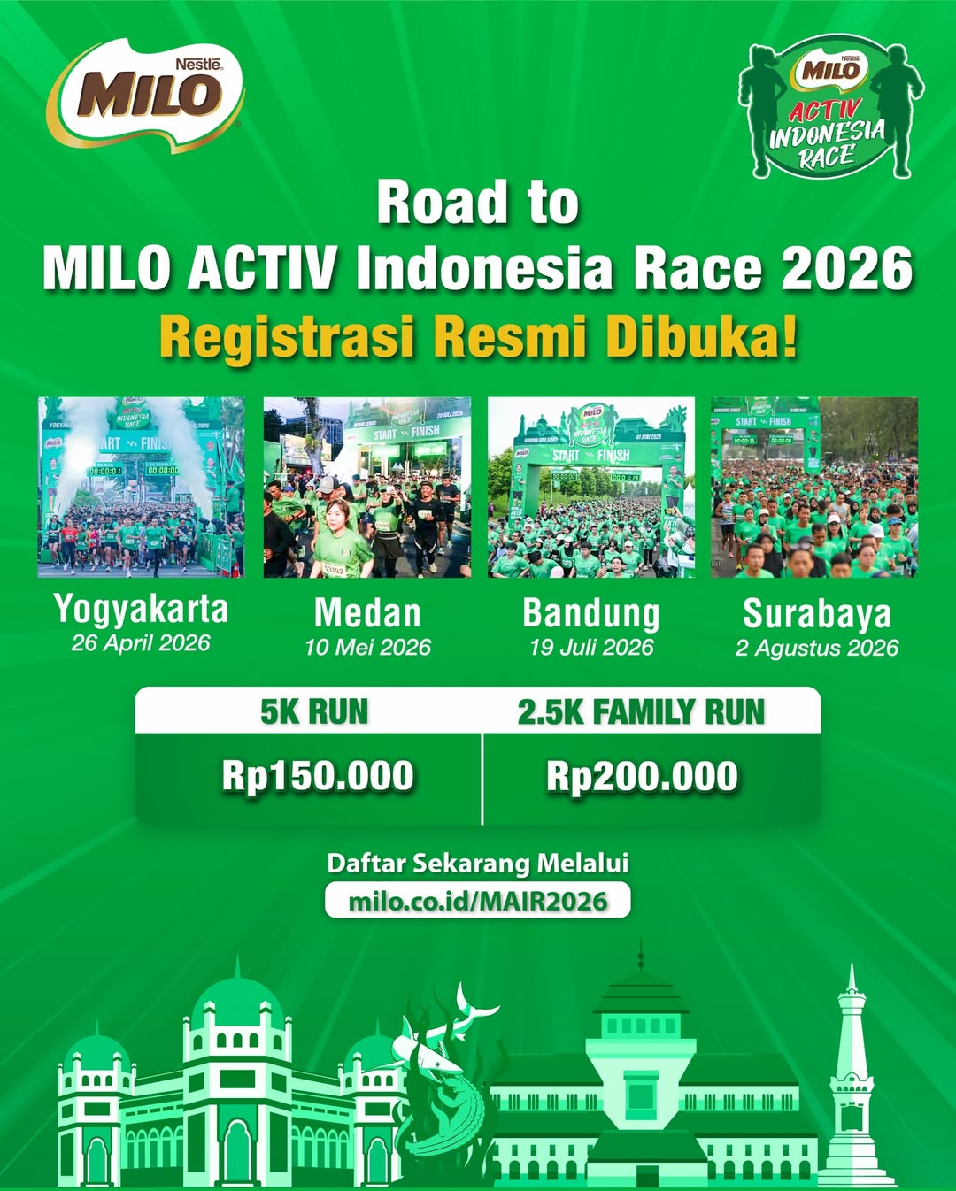 Road to MILO ACTIV Indonesia Race