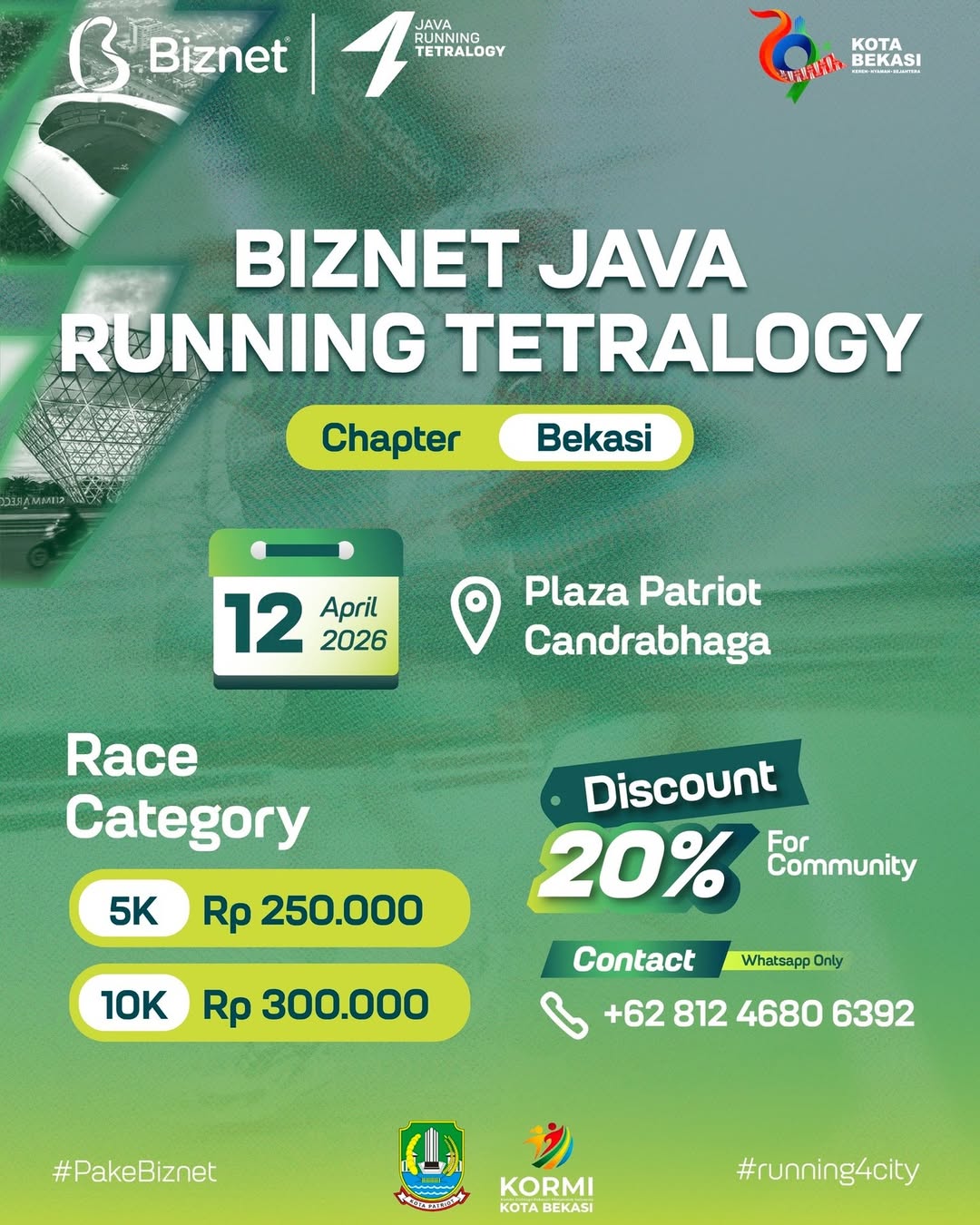 Biznet Java Running Tetralogy