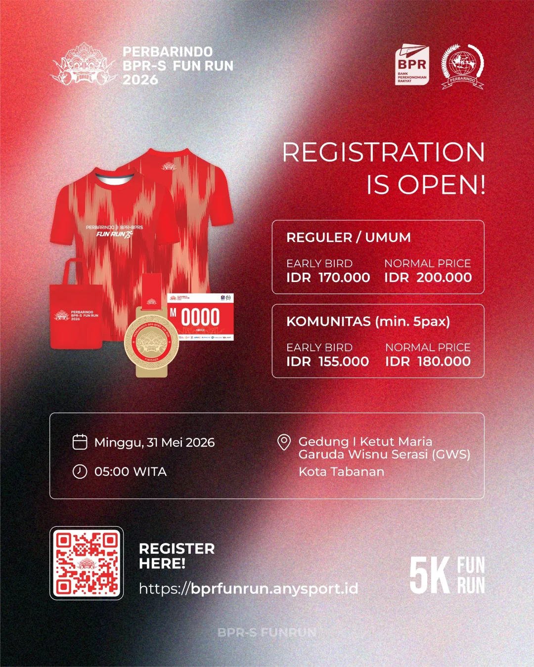 PERBARINDO BPR-BPRS Fun Run