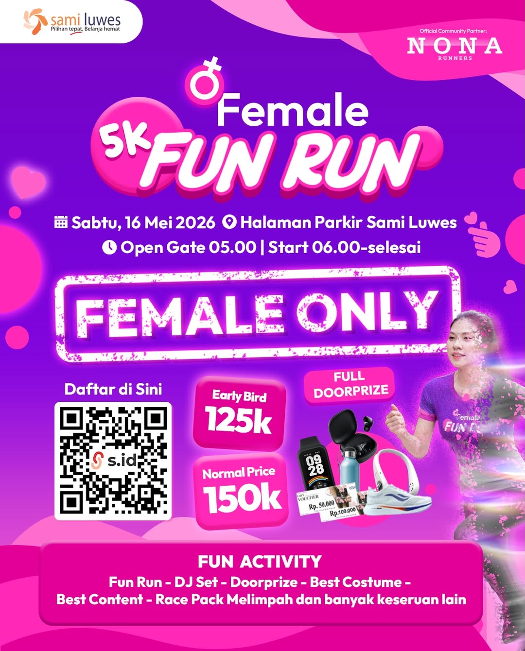 Female Fun Run x Nona Runners