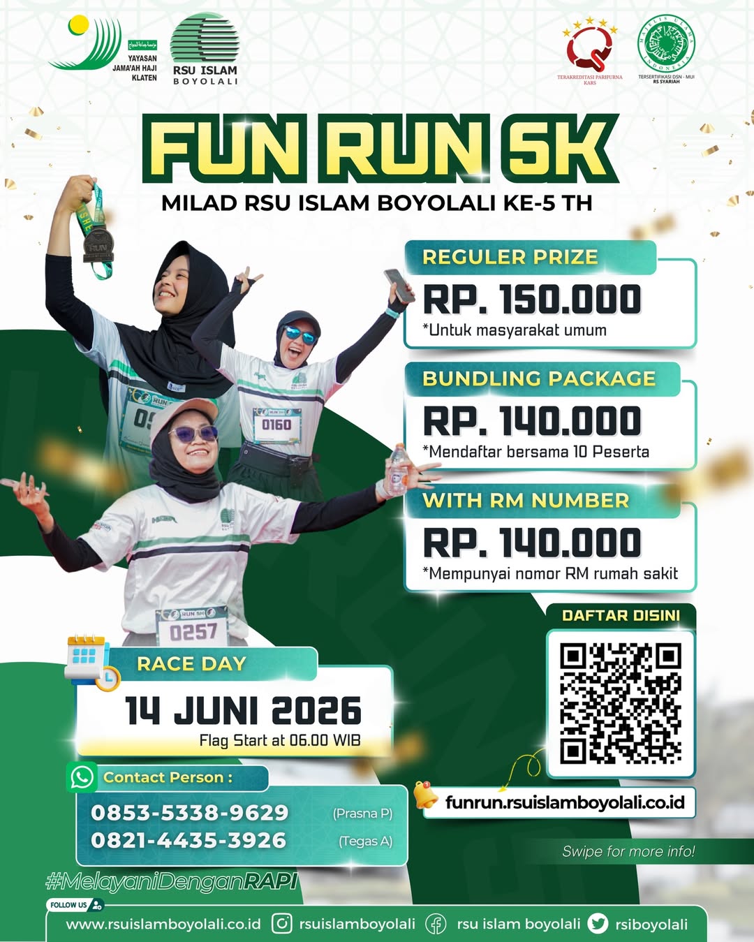 Fun Run 5K Milad ke-5 RSU Islam Boyolali