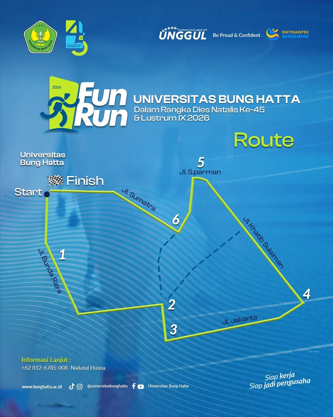 Fun Run Universitas Bung Hatta