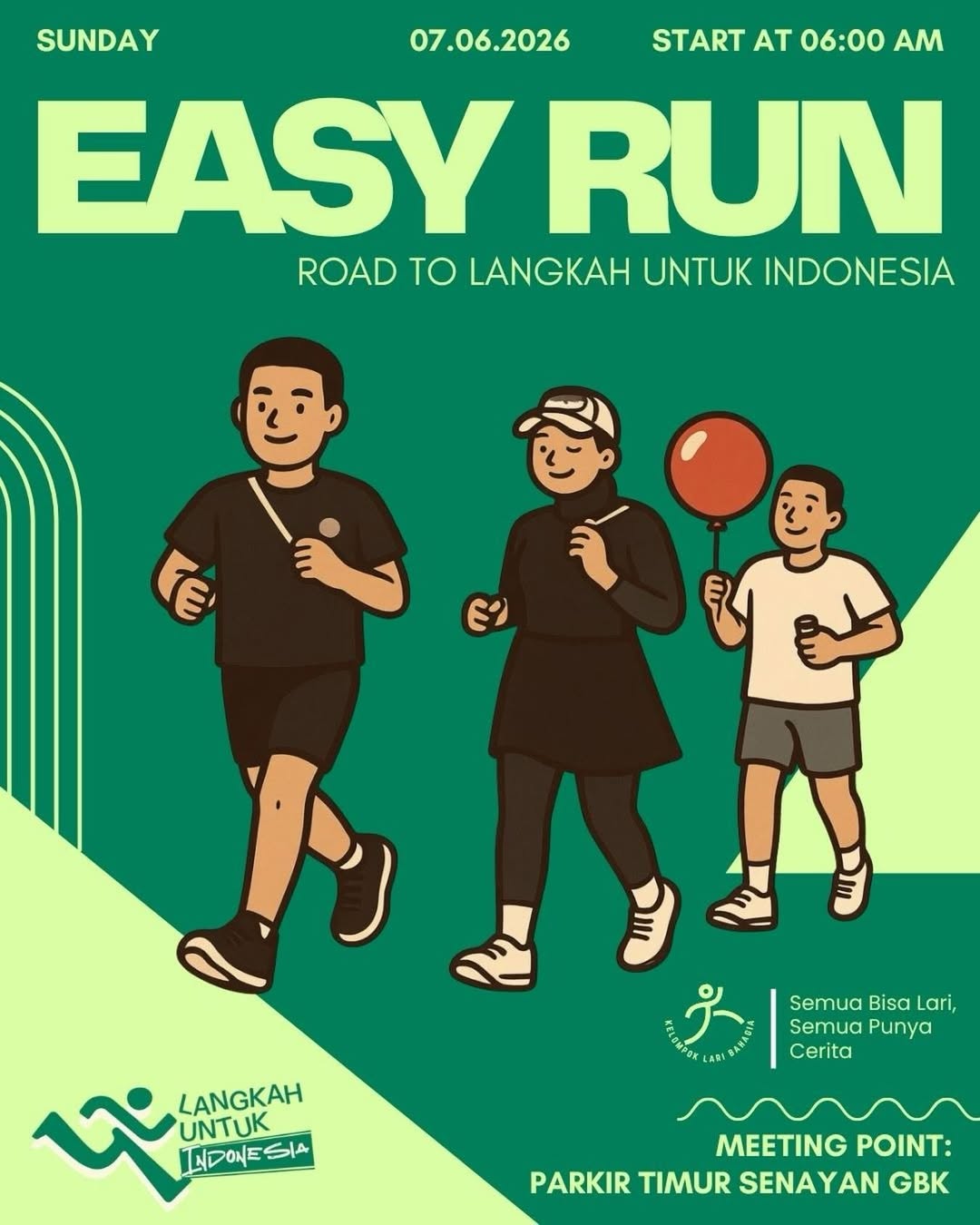 Easy Run Road to Langkah Untuk Indonesia