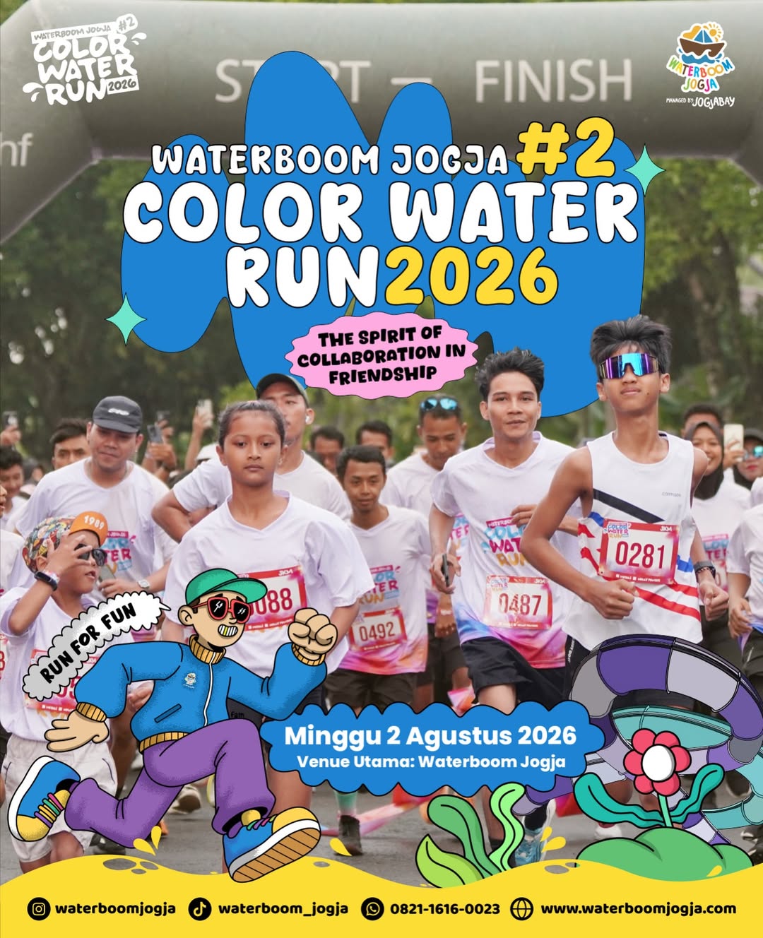 Waterboom Jogja Color Water Run