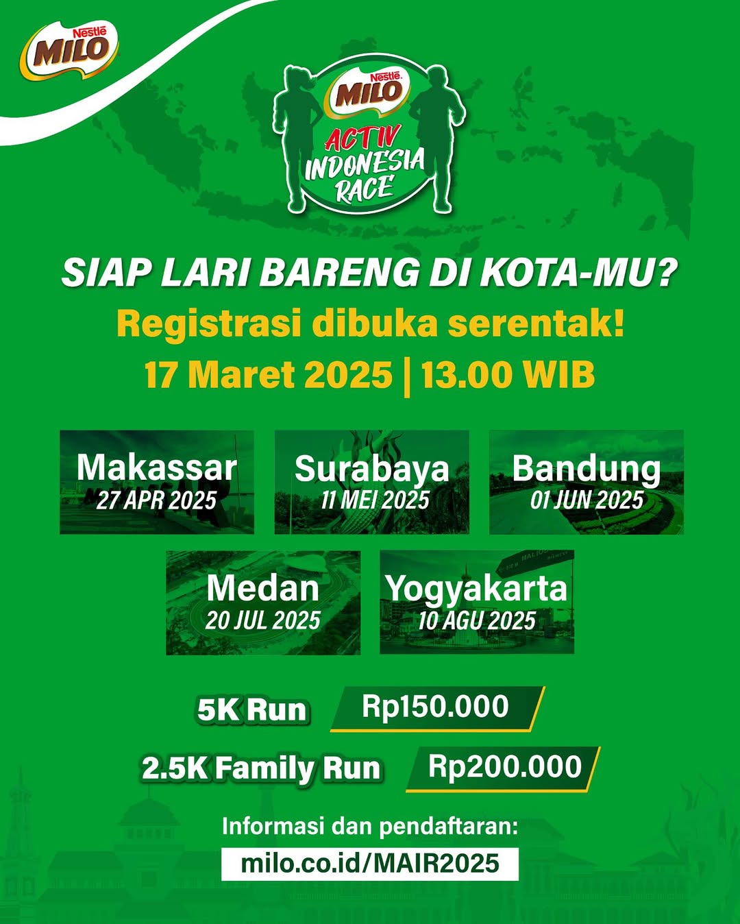 Road to MILO Activ Indonesia Race