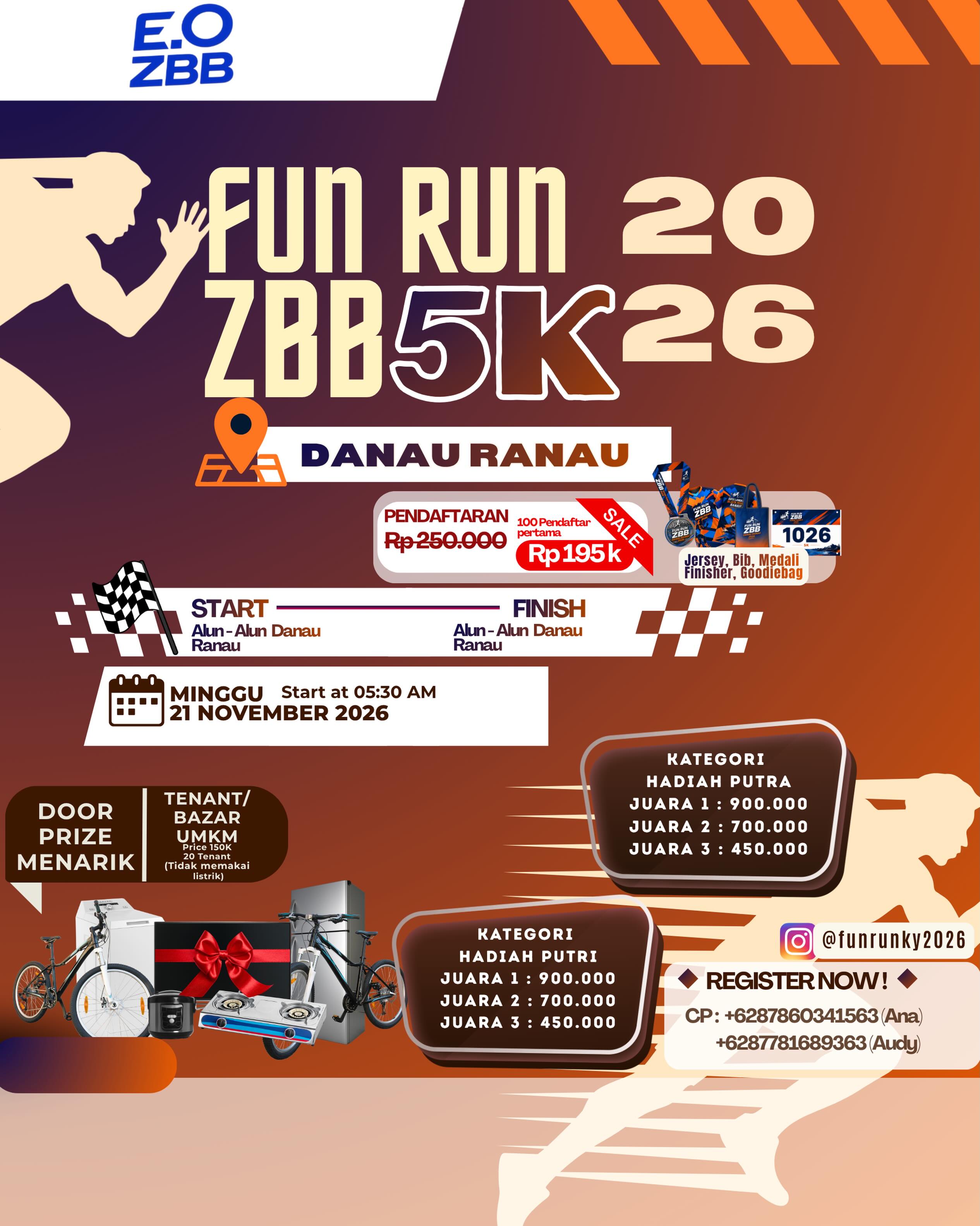 Fun Run ZBB Danau Ranau