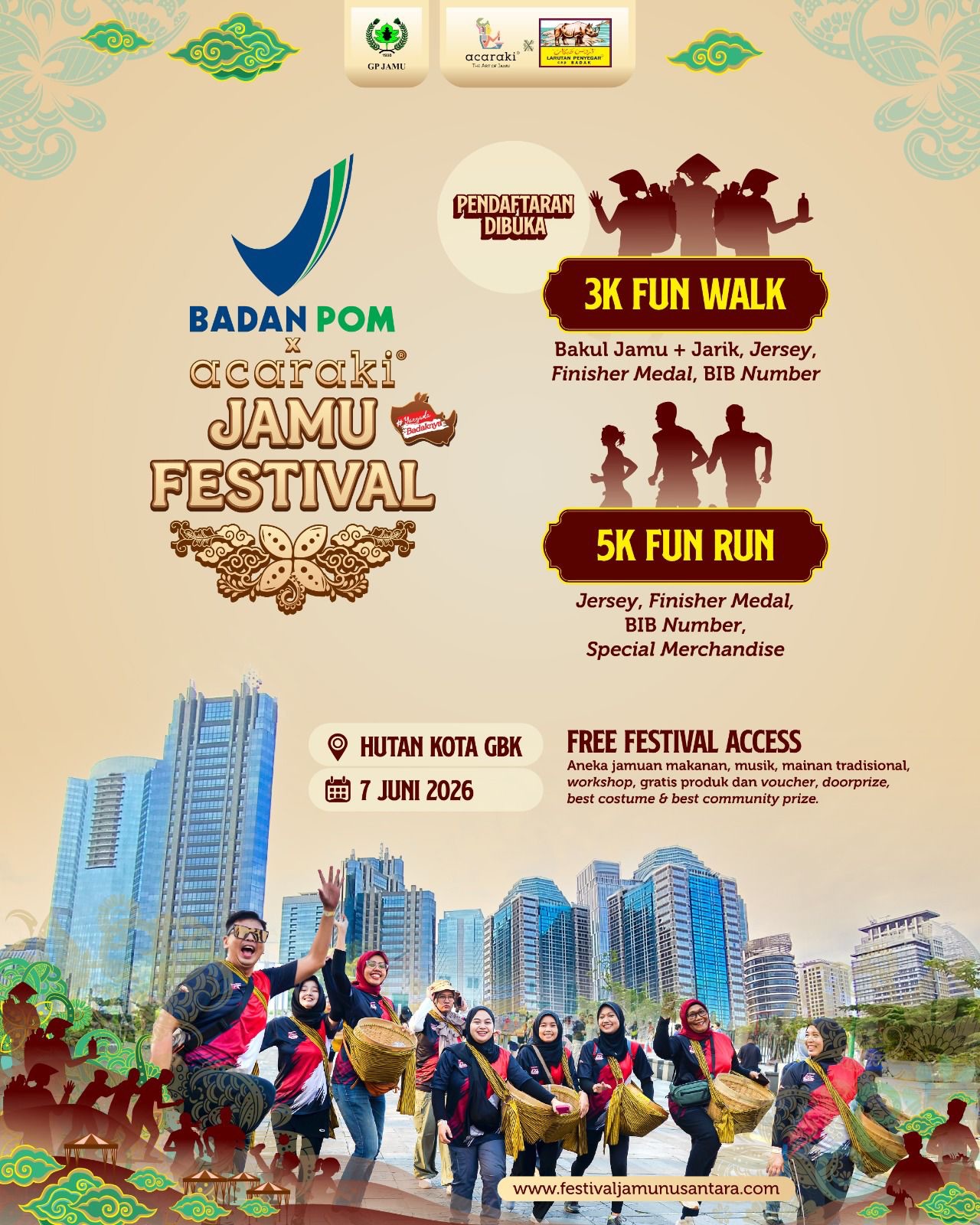 BPOM x acaraki Jamu Festival