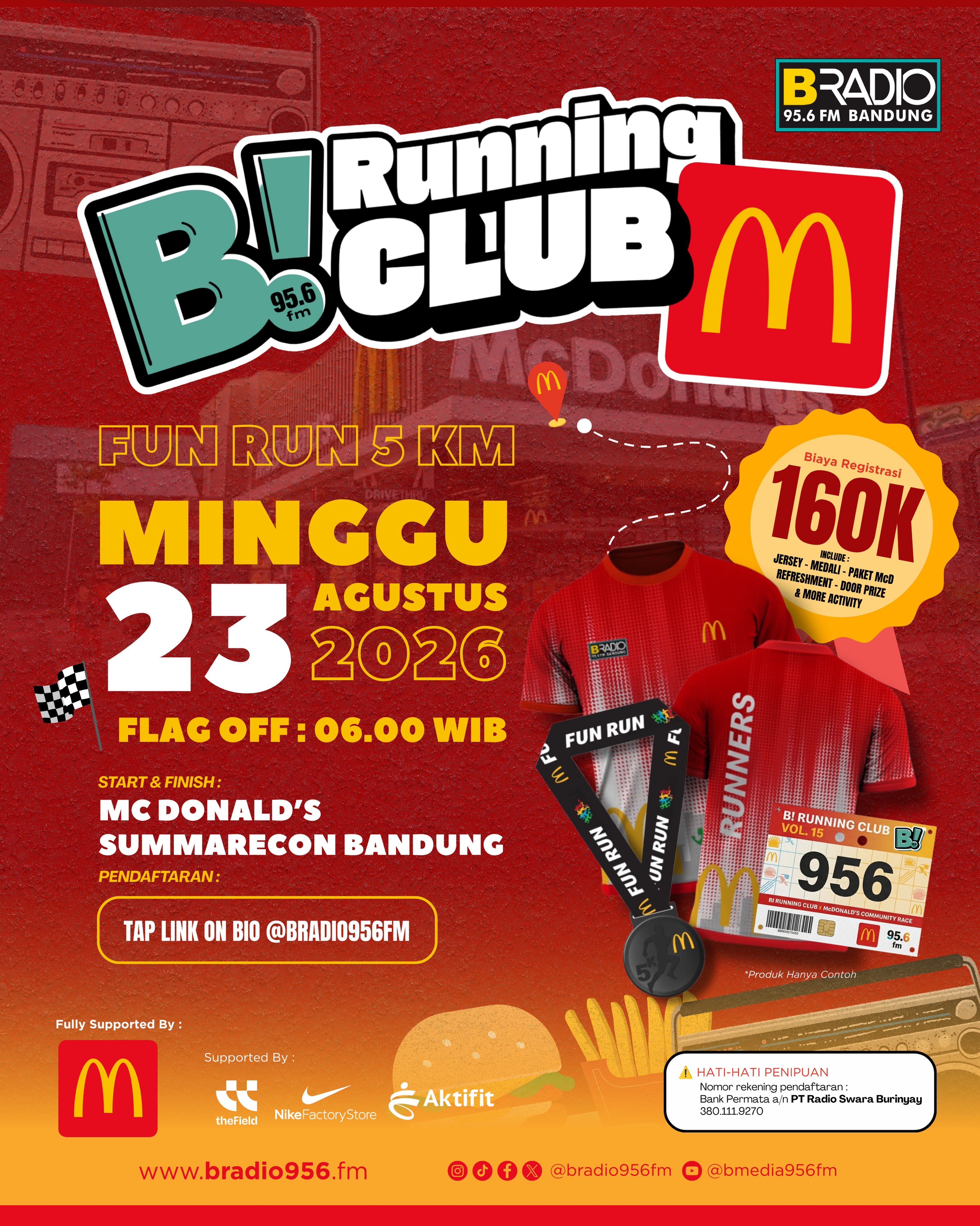 B! Running Club Fun Run