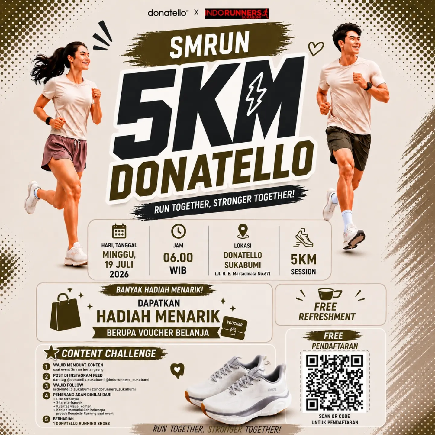 SMRUN Donatello x Indorunners Sukabumi