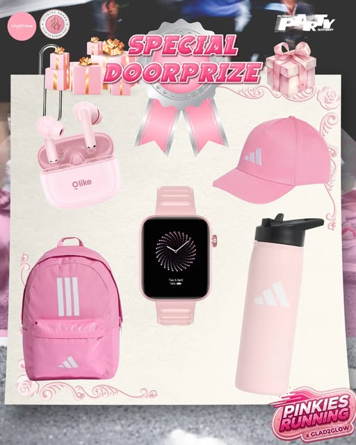 Pinkies Running x Glad2Glow