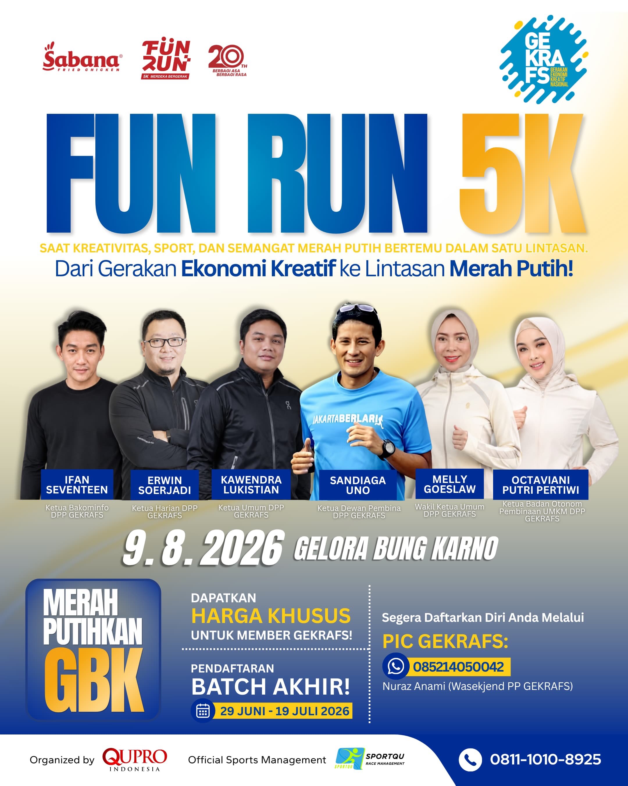 GEKRAFS x Sabana Fun Run 5K