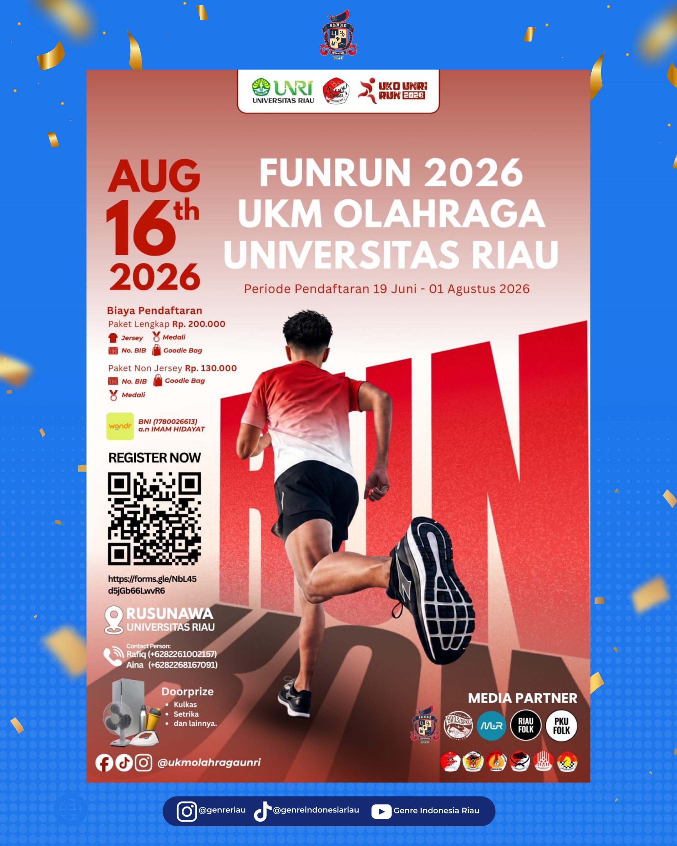 Fun Run UKM Olahraga UNRI
