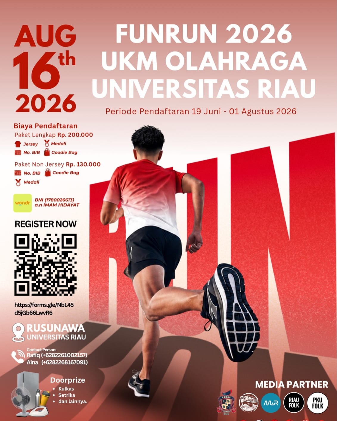 Fun Run UKM Olahraga UNRI