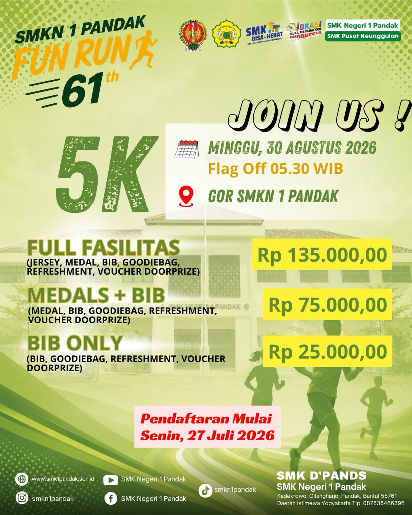 SMKN 1 Pandak Fun Run