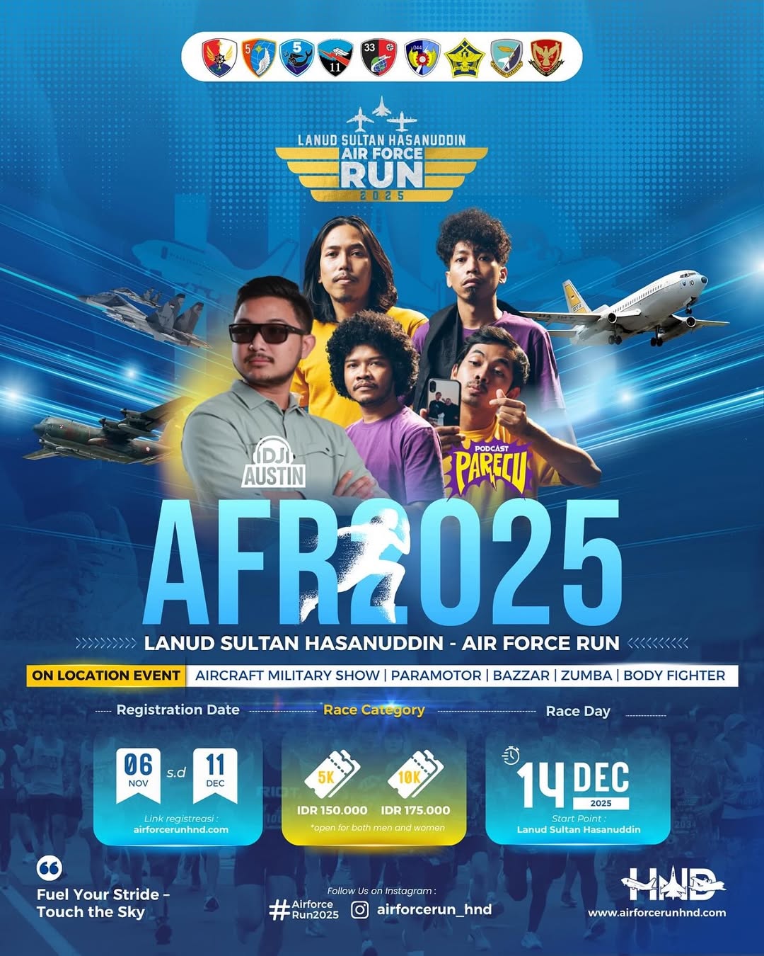 Lanud Sultan Hasanuddin Air Force Run