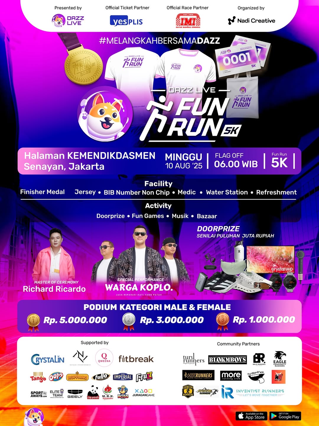Dazzlive Fun Run