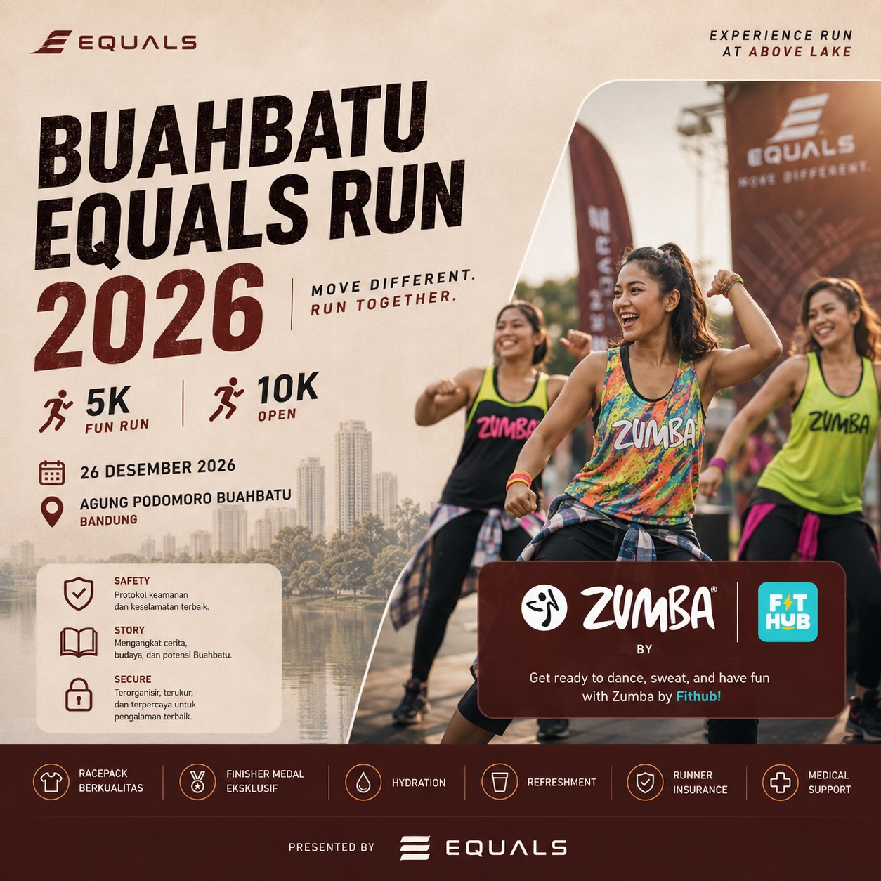 Buah Batu Equals Run