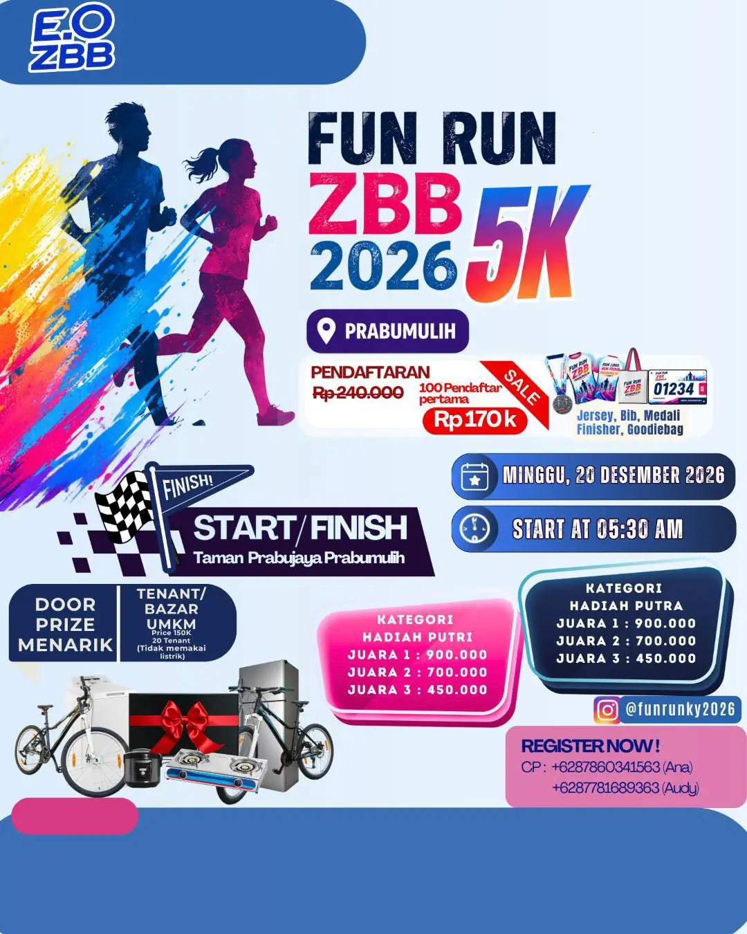 Fun Run ZBB Prabumulih