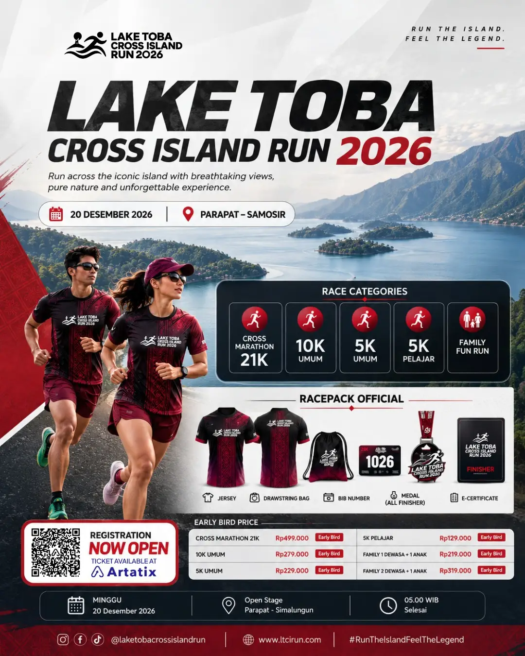 Lake Toba Cross Island Run