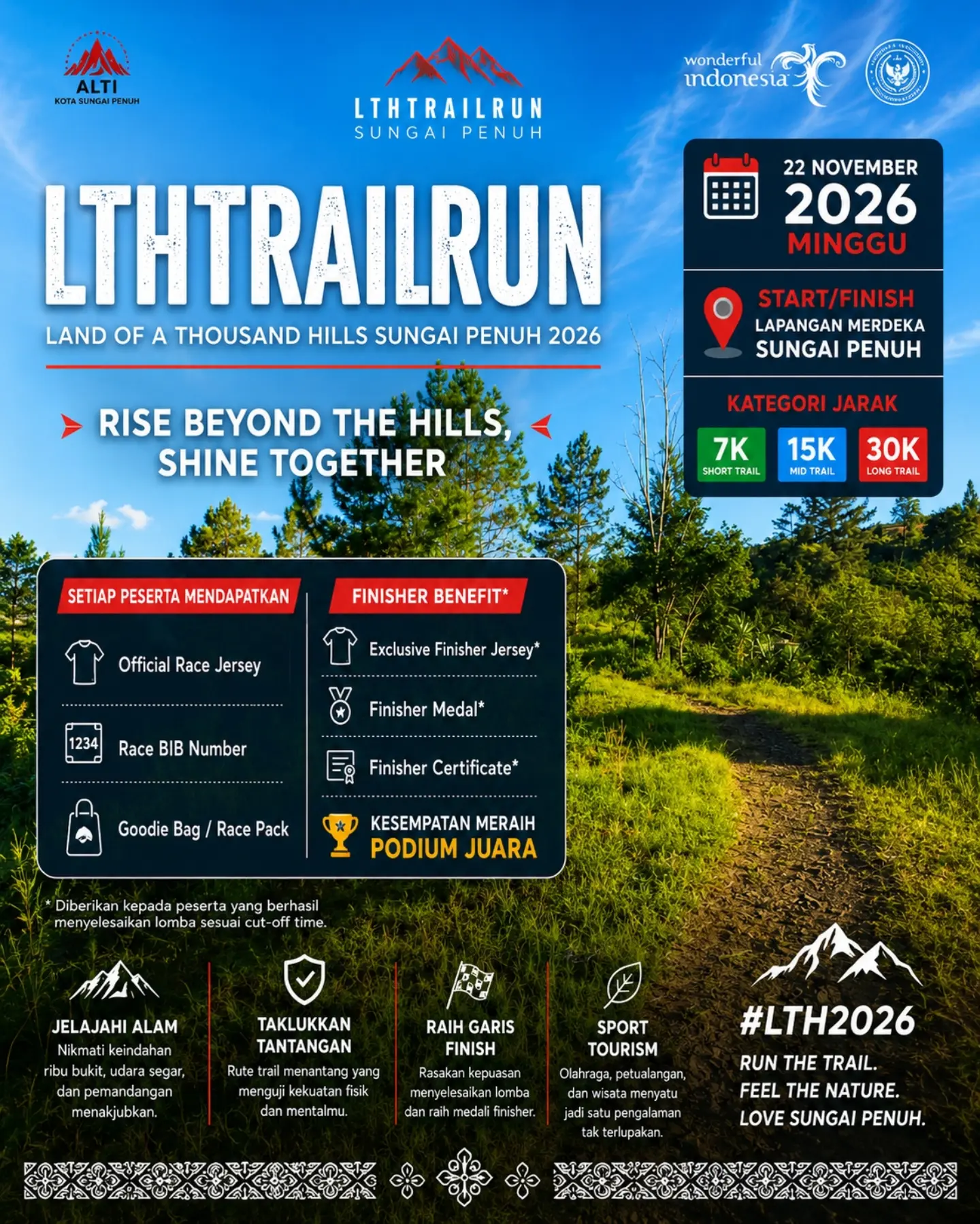 Land of a Thousand Hills Trail Run Sungai Penuh