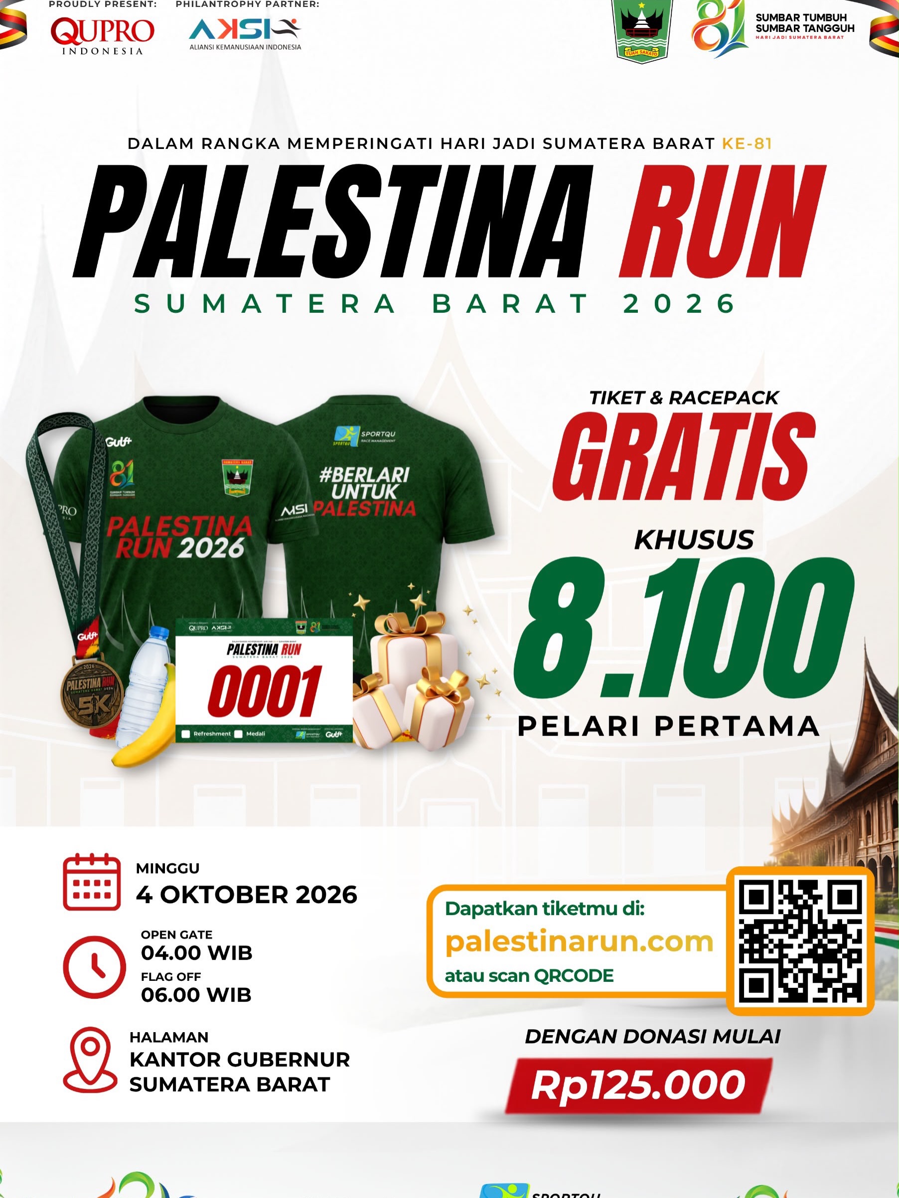 Palestina Run Sumatera Barat