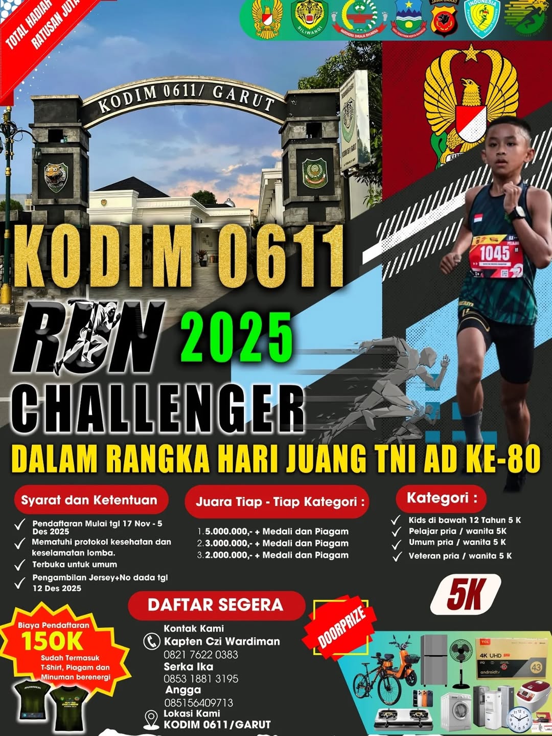 KODIM 0611/Garut Run Challenger