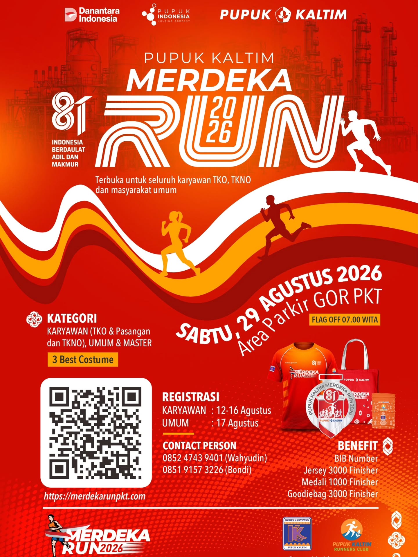 Pupuk Kaltim Merdeka Run