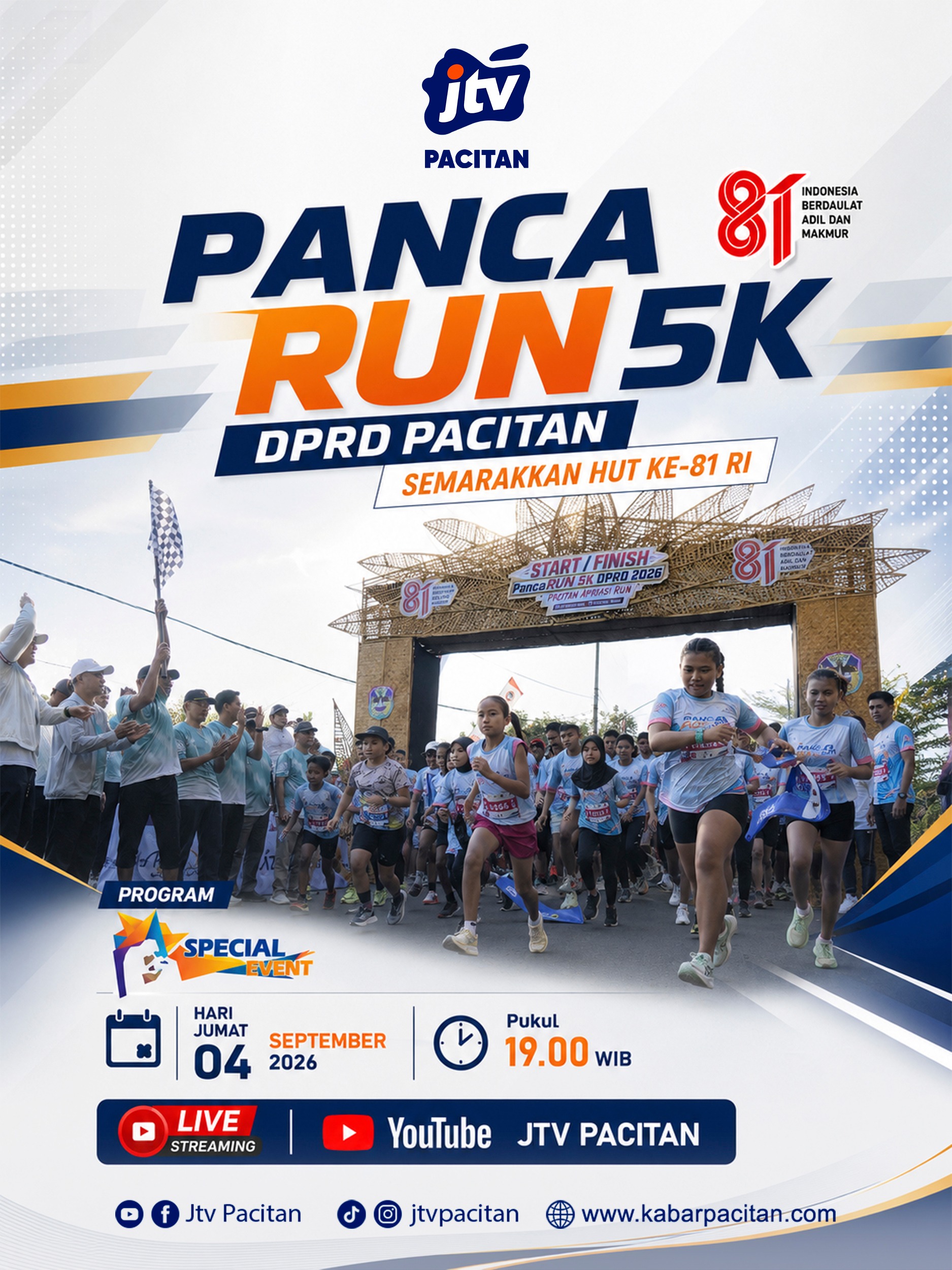 Panca Run 5K DPRD Pacitan