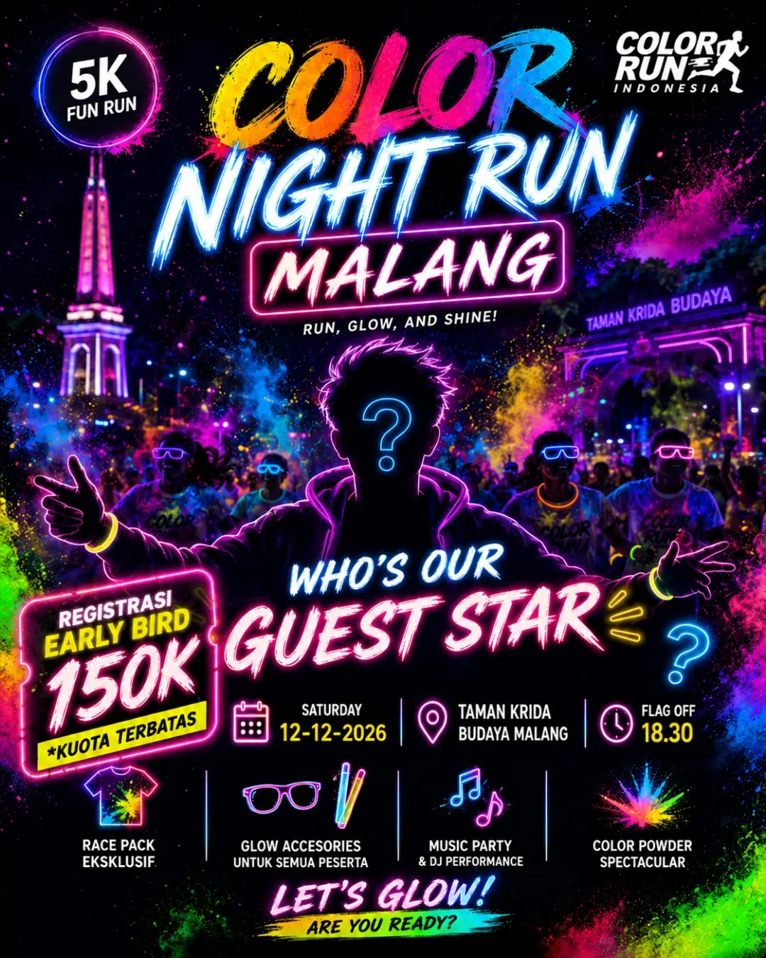 Color Night Run Malang