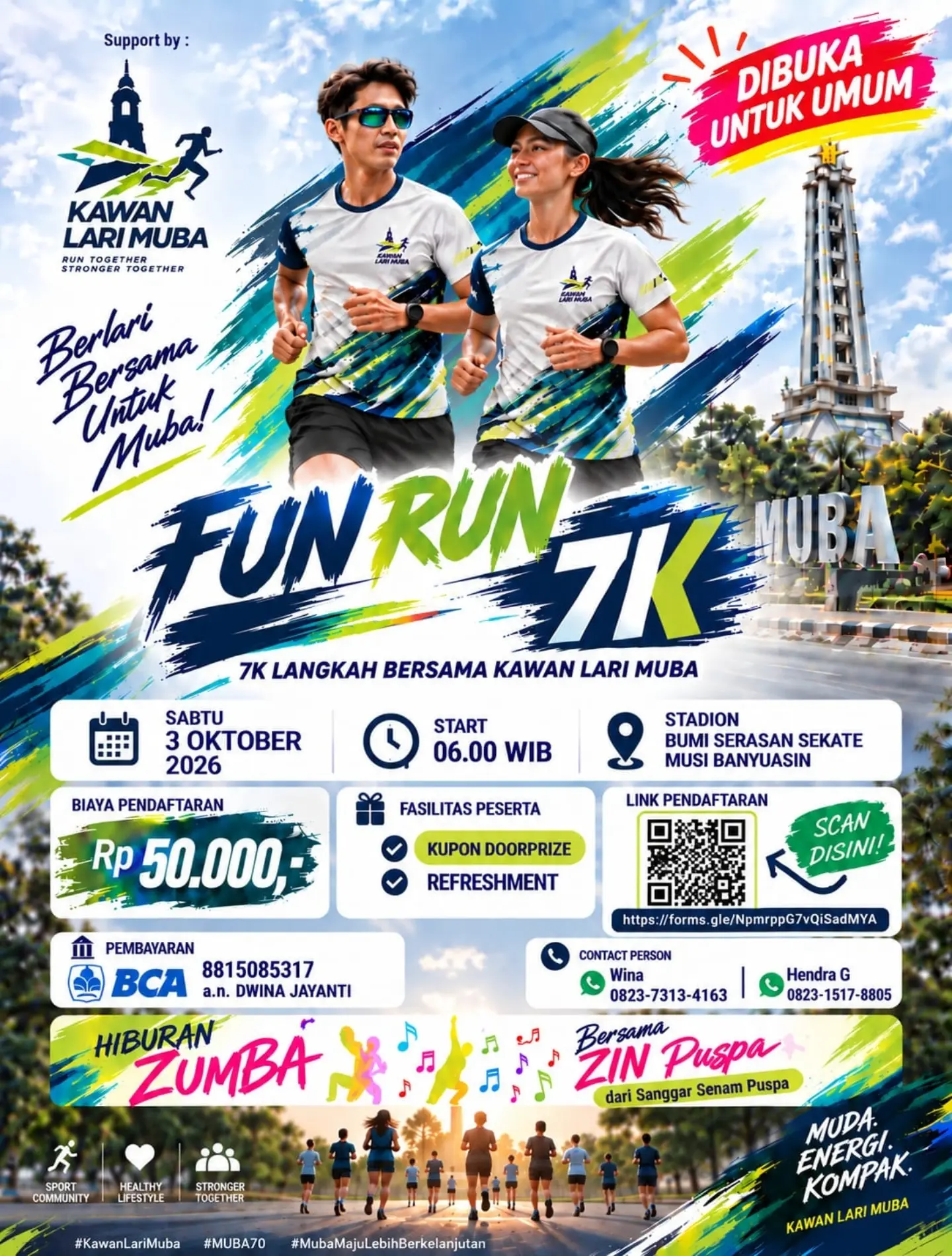 Fun Run 7K - Kawan Lari Muba