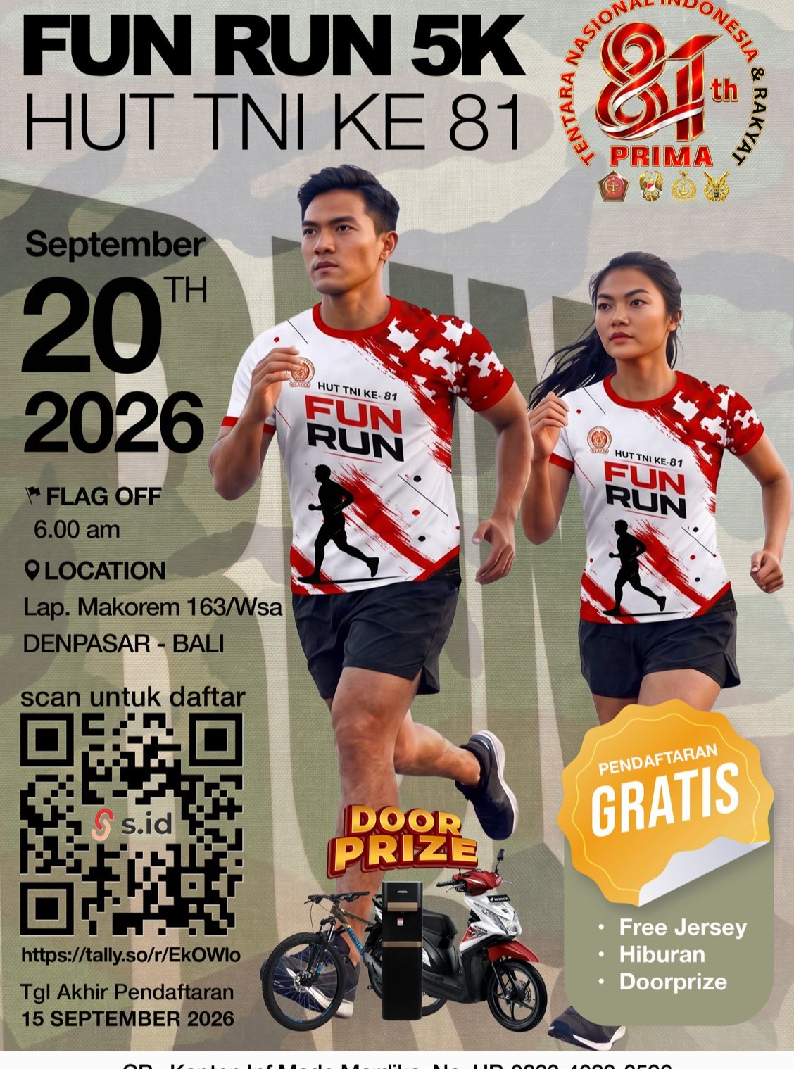 Fun Run HUT TNI Ke-81