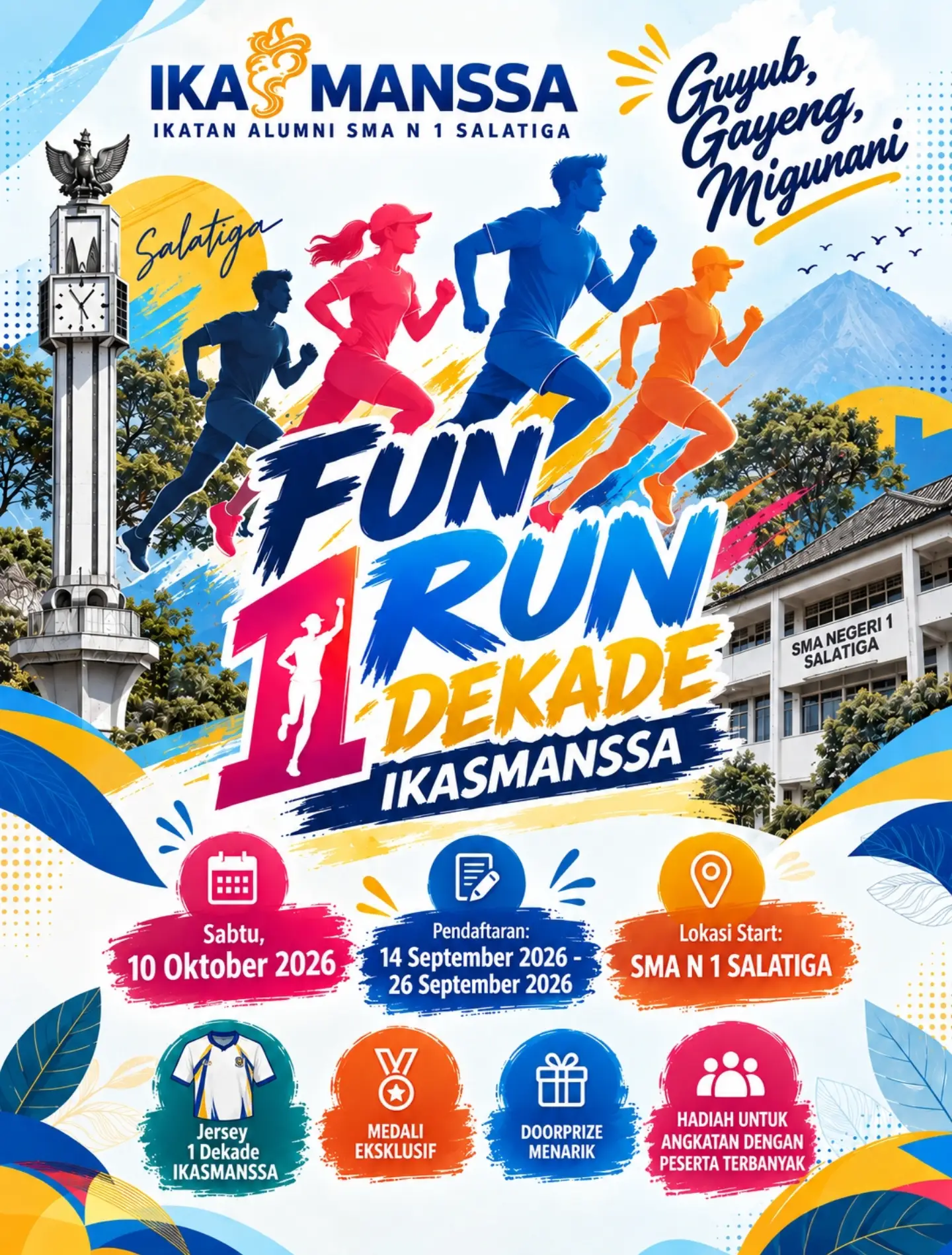 Fun Run 1 Dekade IKASMANSSA