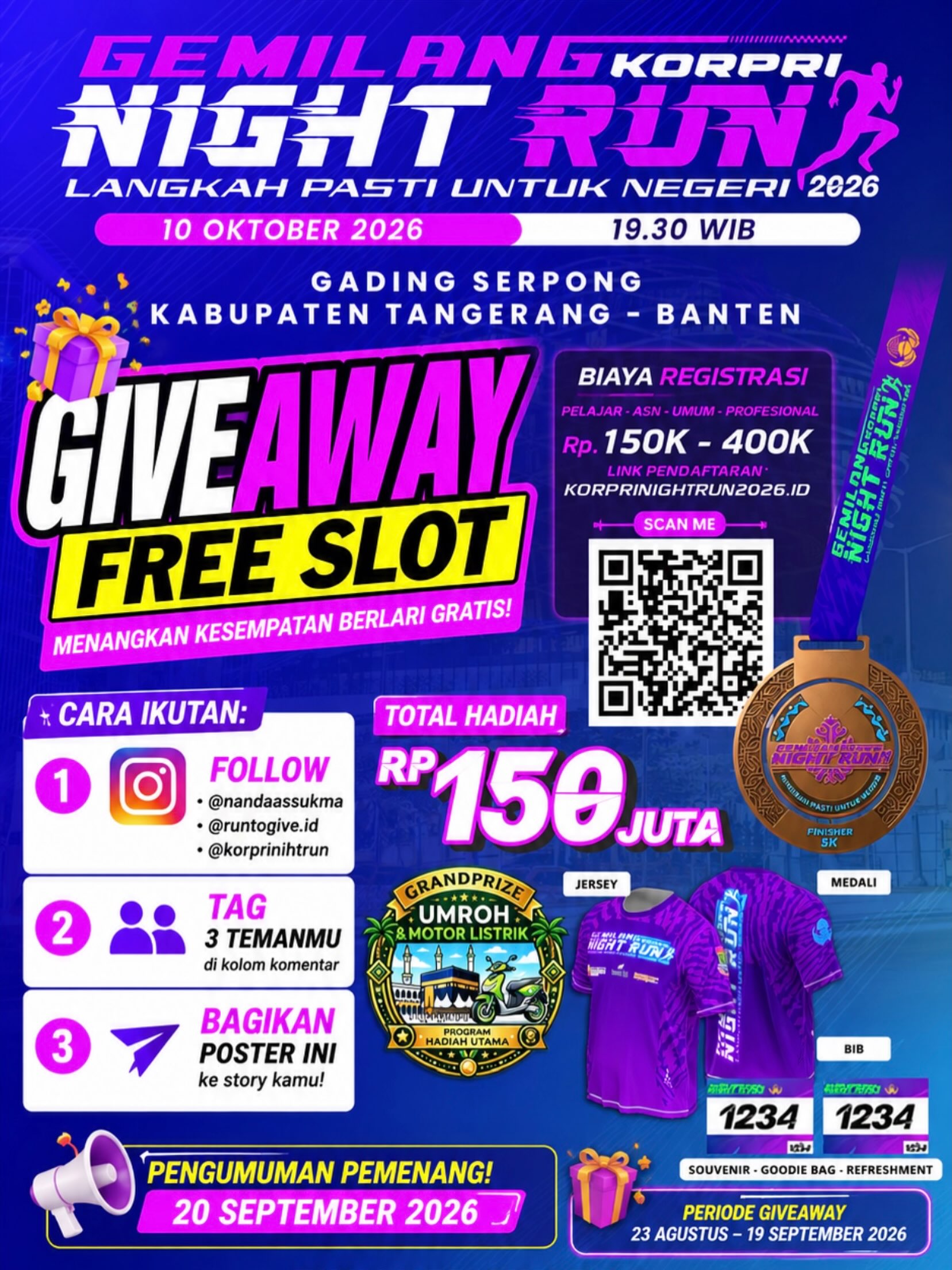 Gemilang KORPRI Night Run