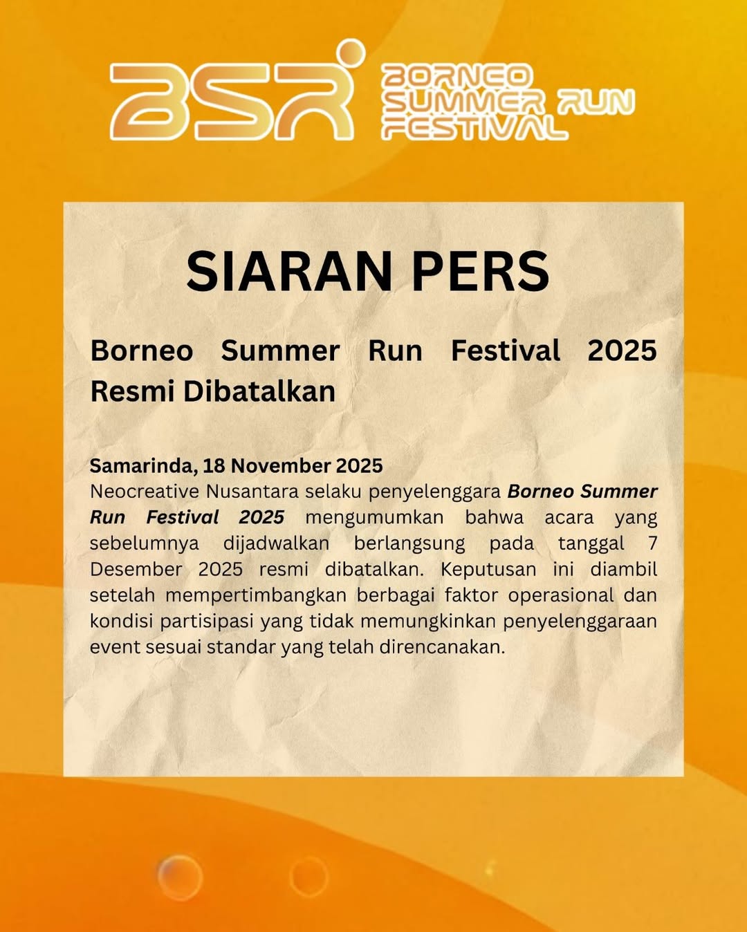 Borneo Summer Run Festival