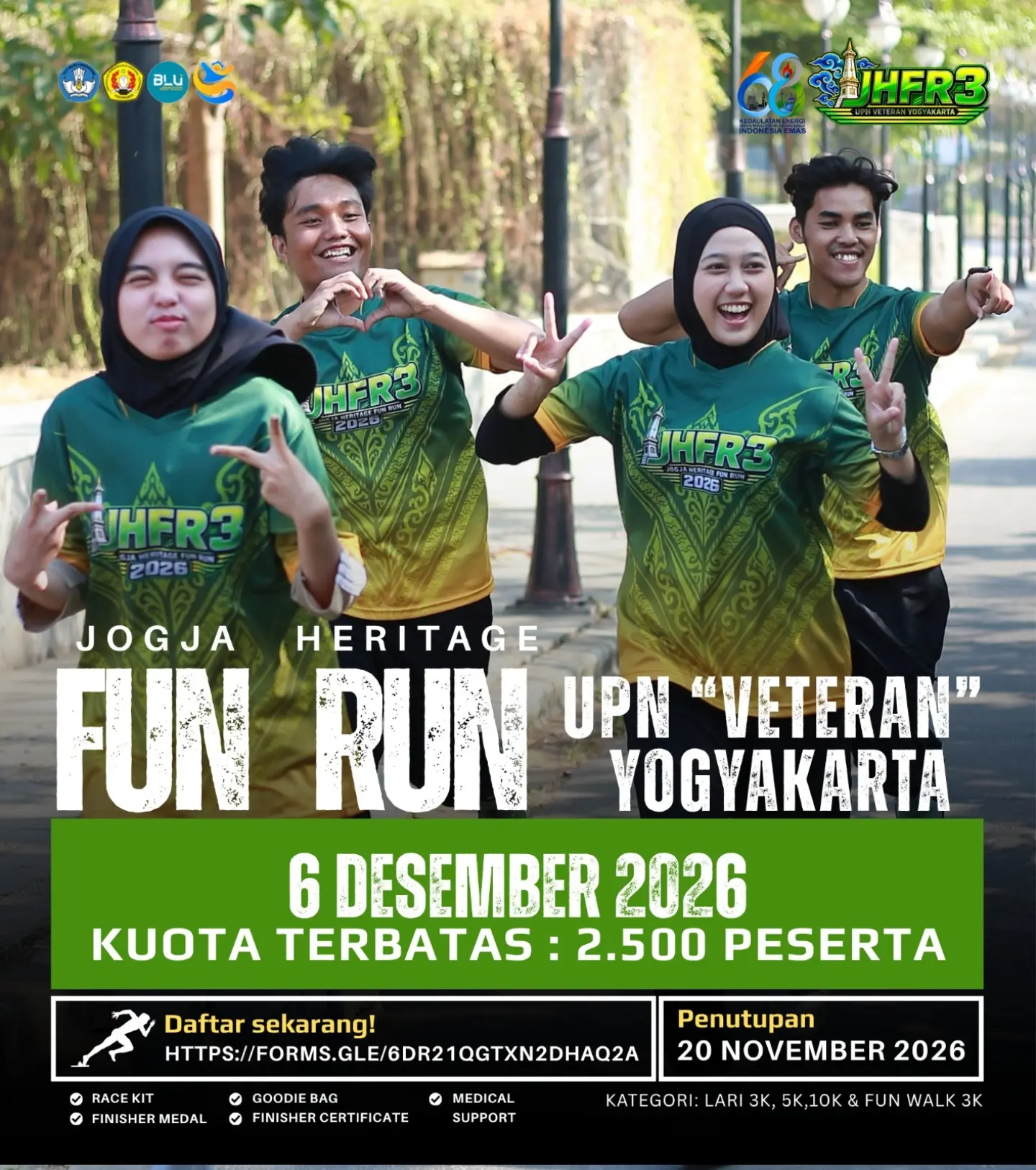 Jogja Heritage Fun Run UPN "Veteran" Yogyakarta