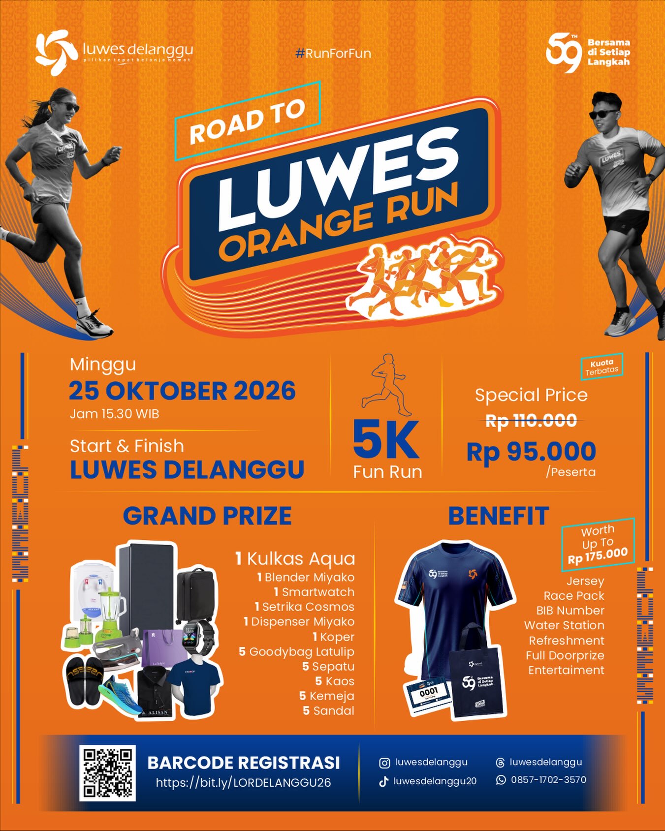 Road to Luwes Orange Run