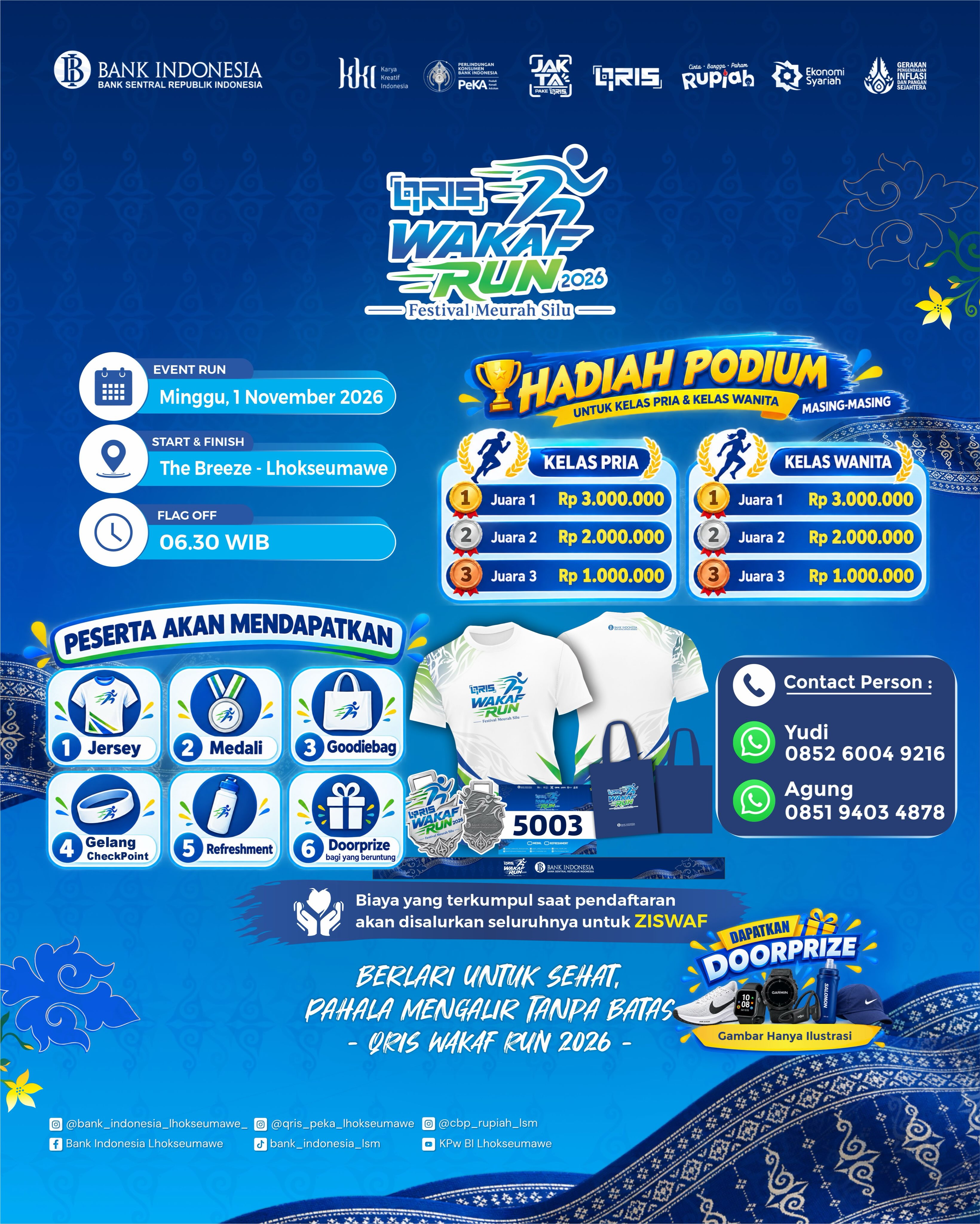 QRIS Wakaf Run Festival Meurah Silu