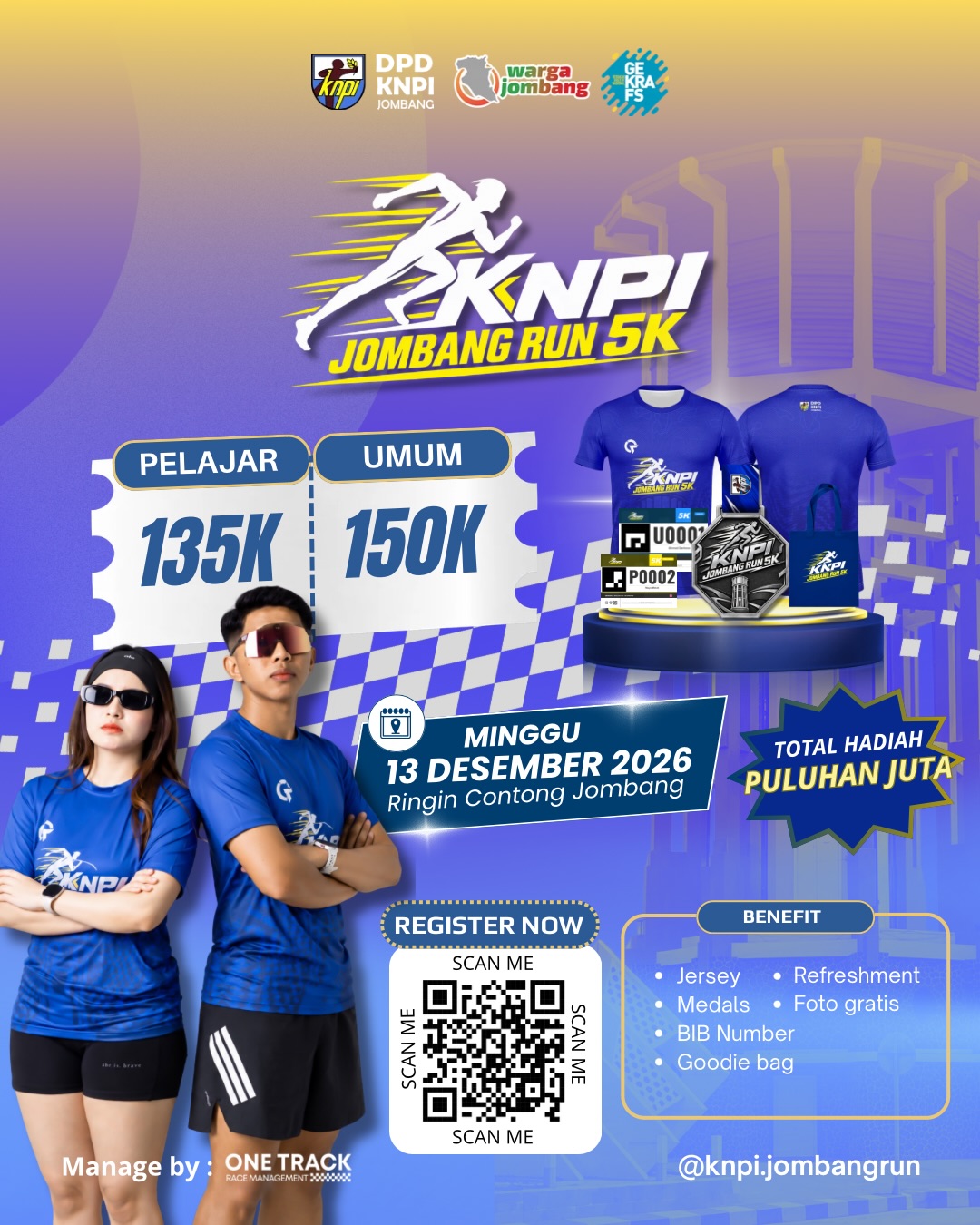 KNPI Jombang Run 5K