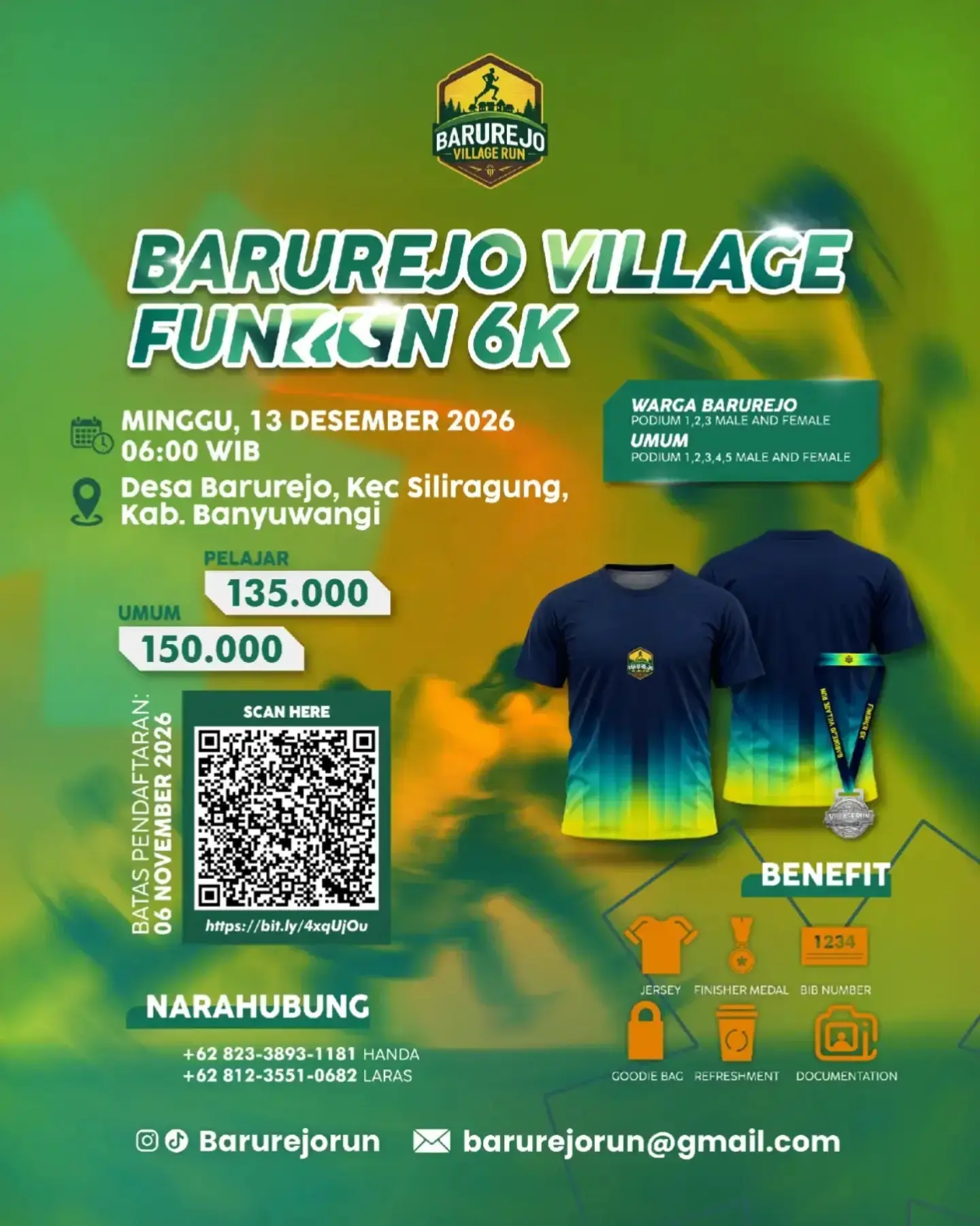 Barurejo Village Fun Run 6K