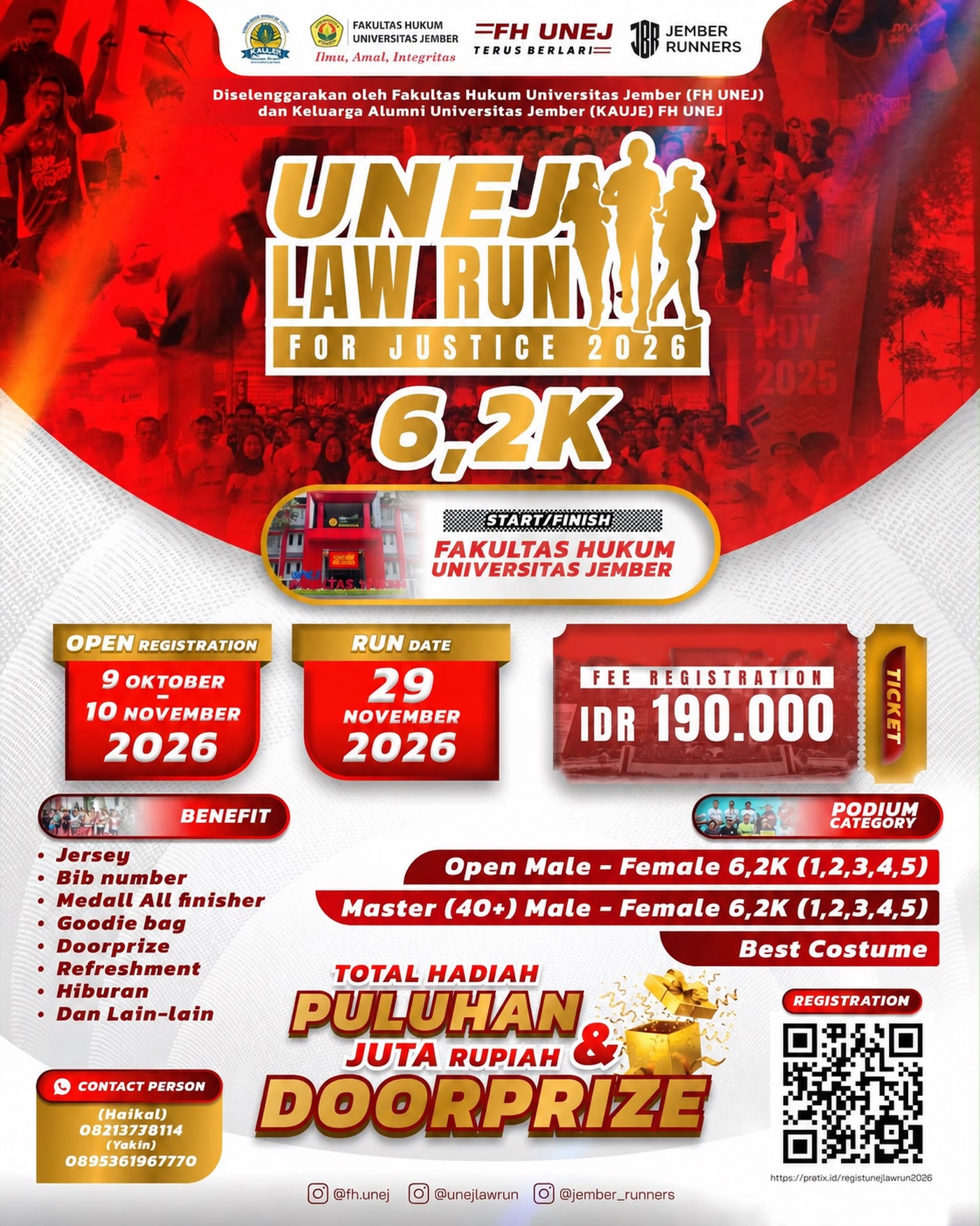 UNEJ Law Run For Justice