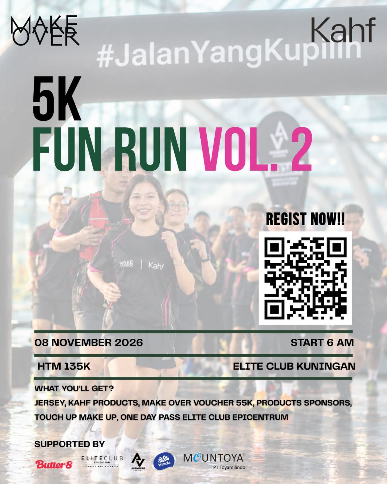 5K Officer Fun Run: Kahf x Make Over x Elite Club