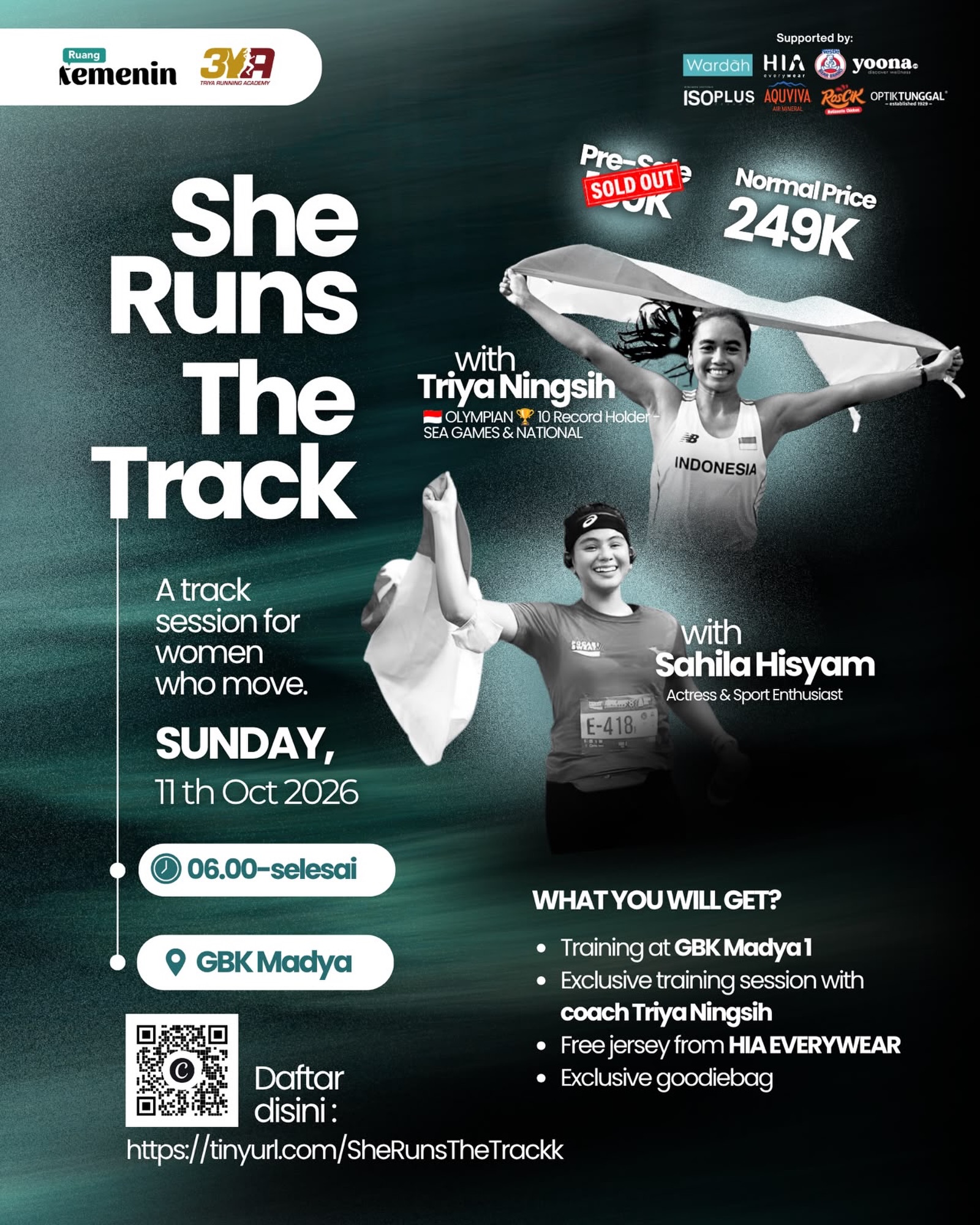 She Runs The Track