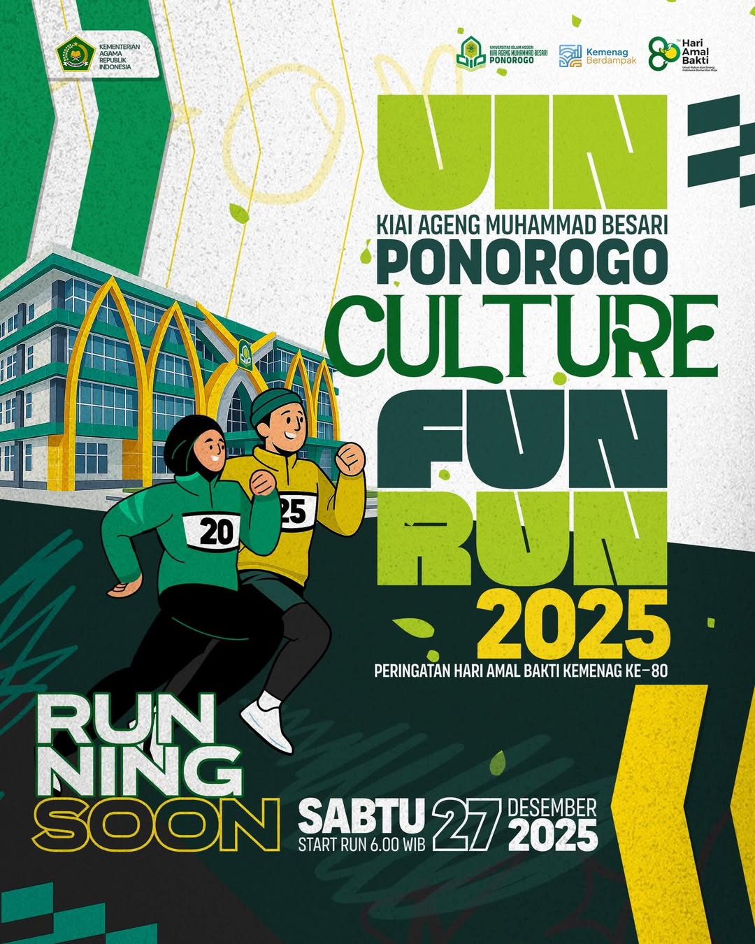UIN Kiai Ageng Muhammad Besari Ponorogo Culture Fun Run