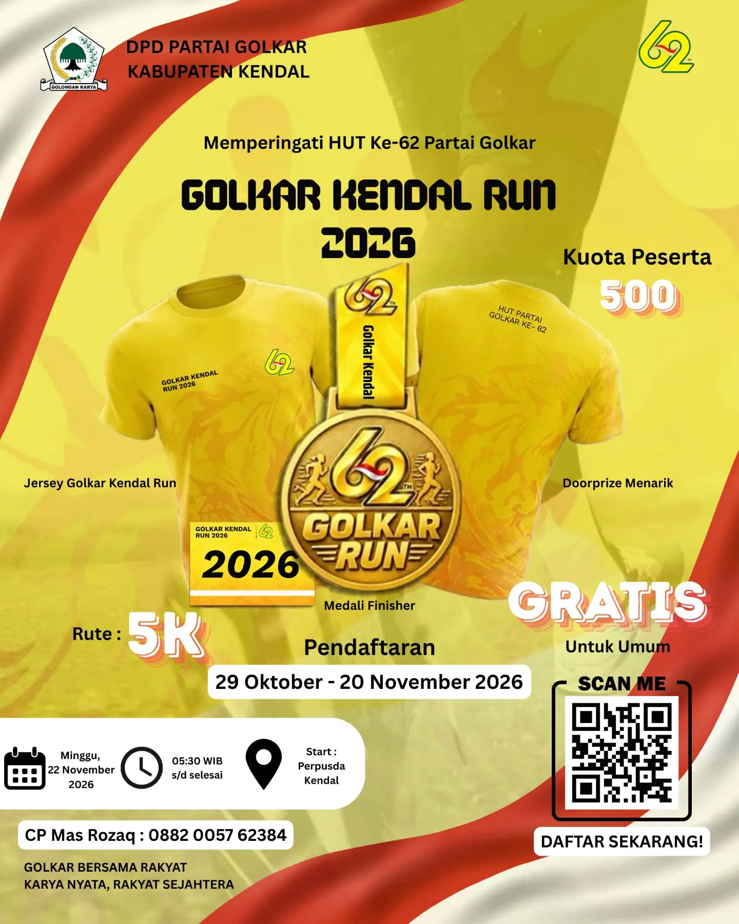 Golkar Kendal Run