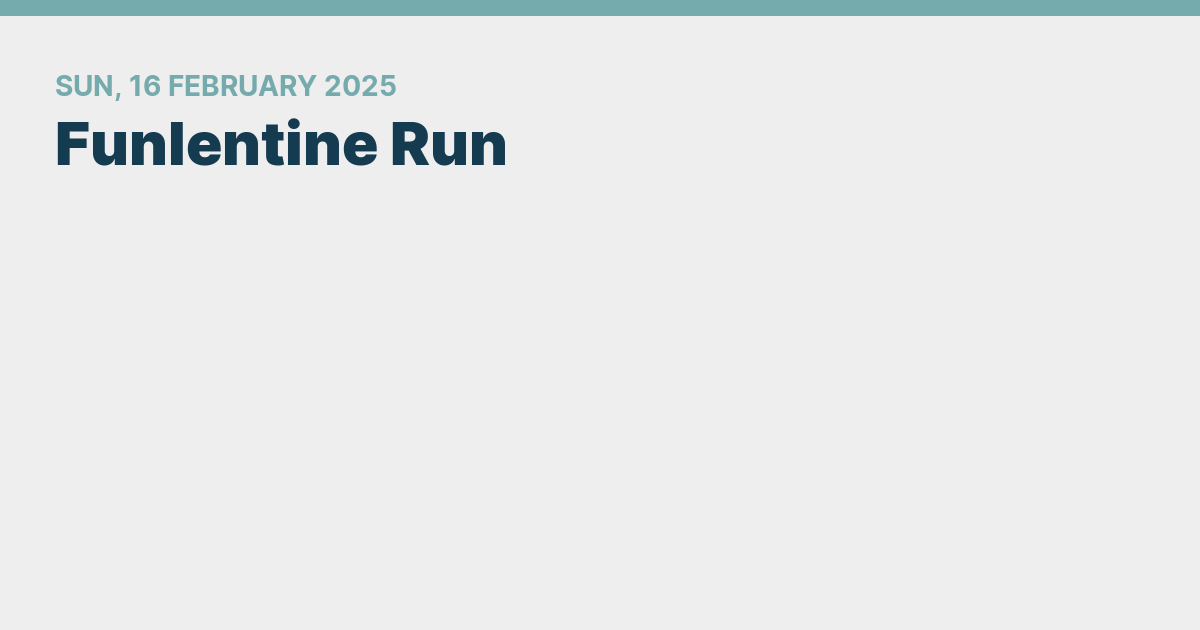 Funlentine Run 2025
